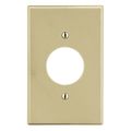 Hubbell Wiring Device-Kellems Wallplate, Mid-Size 1-Gang, 1.40" Opening, Ivory PJ7I